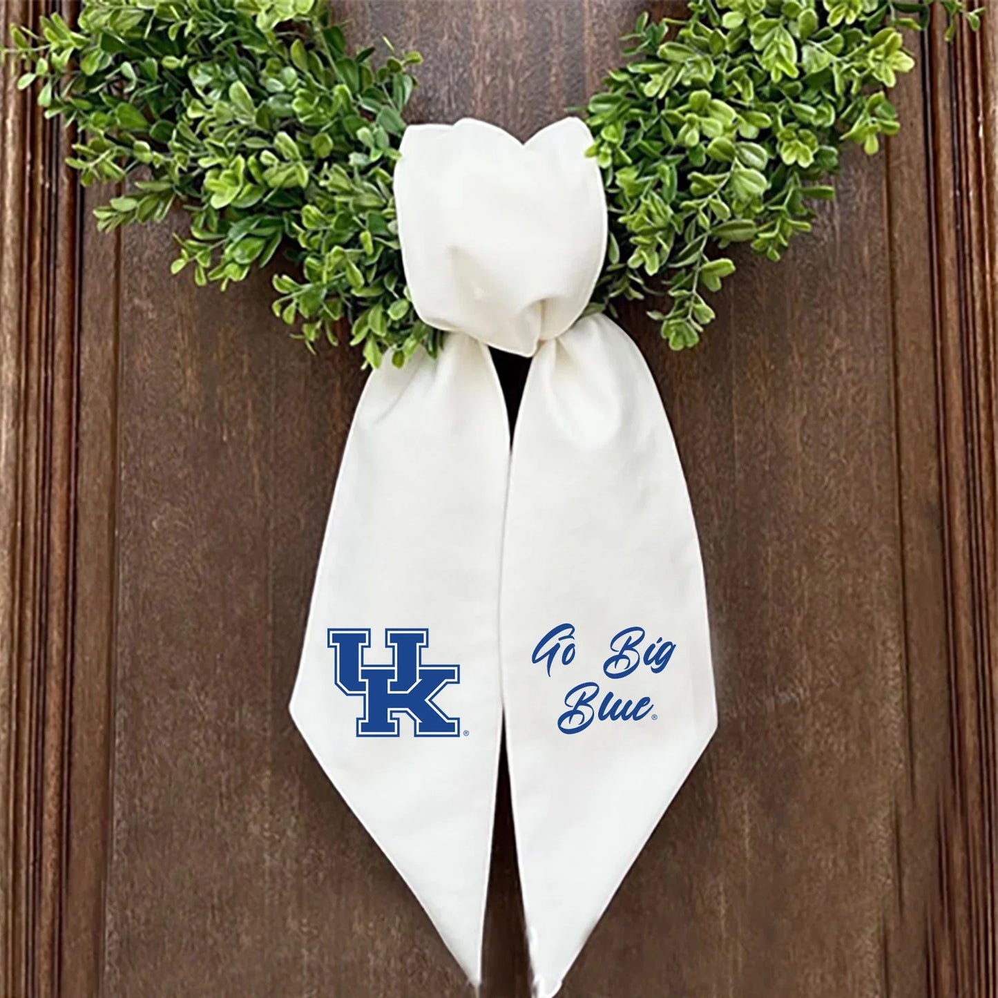 Printed Logo Wreath Sash