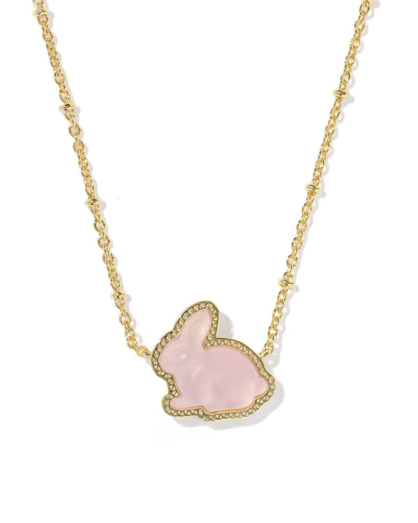 Bunny pendant blush pink