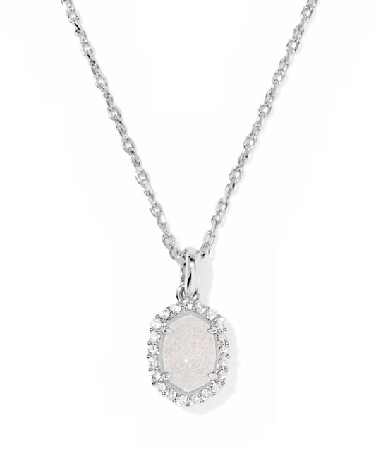 Daphne Crystal Frame Pendant Necklace