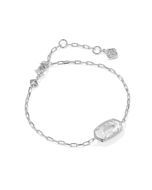 Elaina luxe white RHOD bracelet