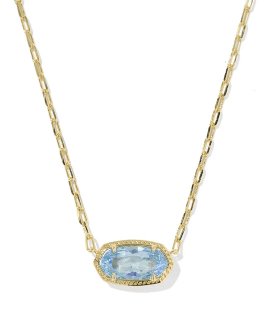 Elisa luxe light blue pendant