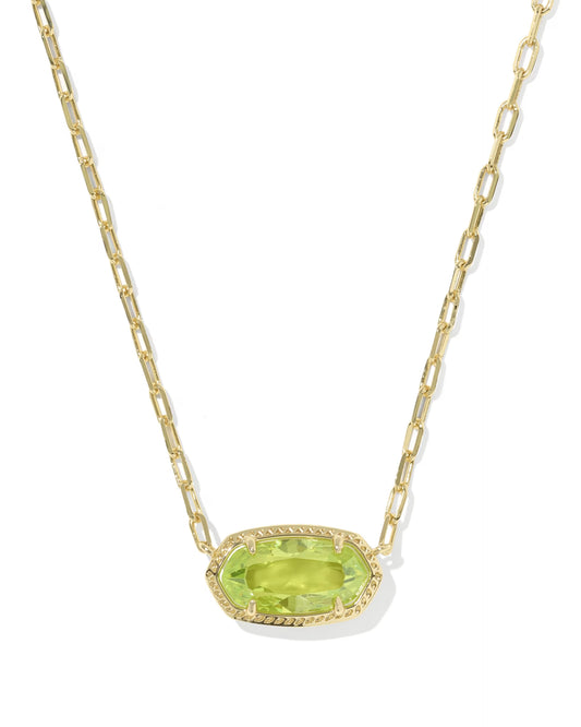 elisa luxe pendant light green