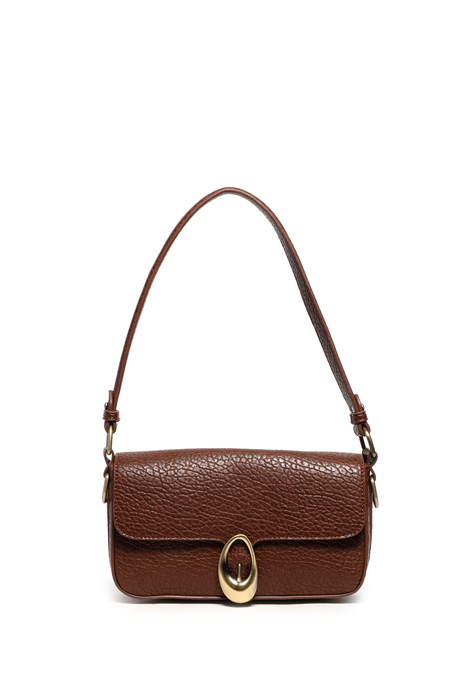 Leona Flap Shoulder/Crossbody - Walnut