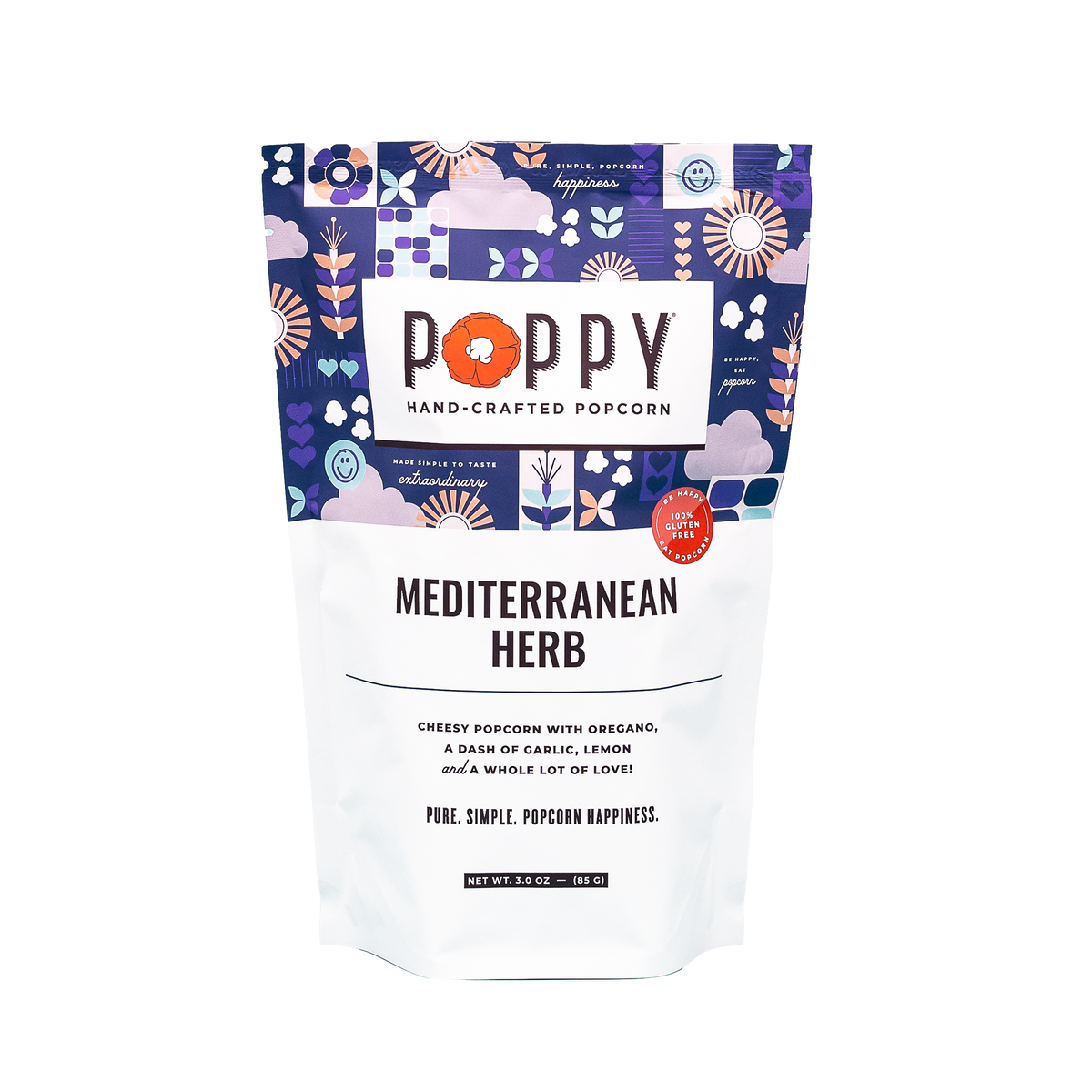 Mediterranean Herb Market Popcorn Bag