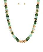Cali Green Teal Necklace
