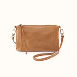 Darcy Carry-All Crossbody In Buffed Leather - Whiskey
