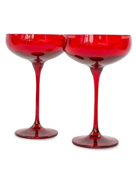Champagne Coupe-Red