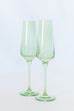 Champagne Flute Set/2-Mint Gree
