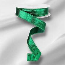 7/8" Shiny Green Ribbon