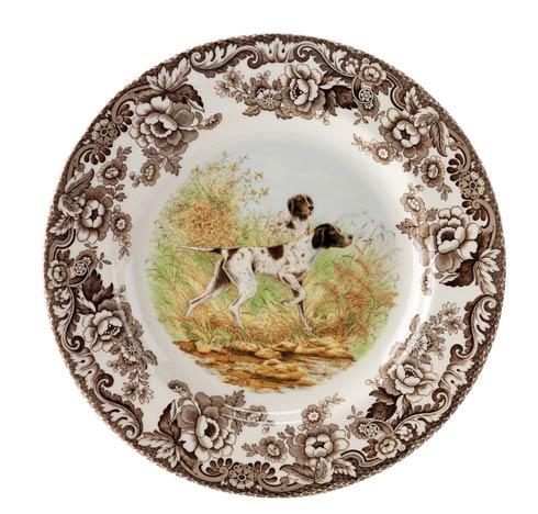 Woodland Salad Plates - Hunting Dogs