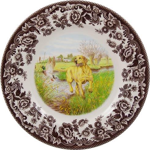 Woodland Salad Plates - Hunting Dogs
