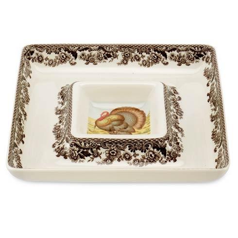 Woodland Spode Turkey Chip & Dip
