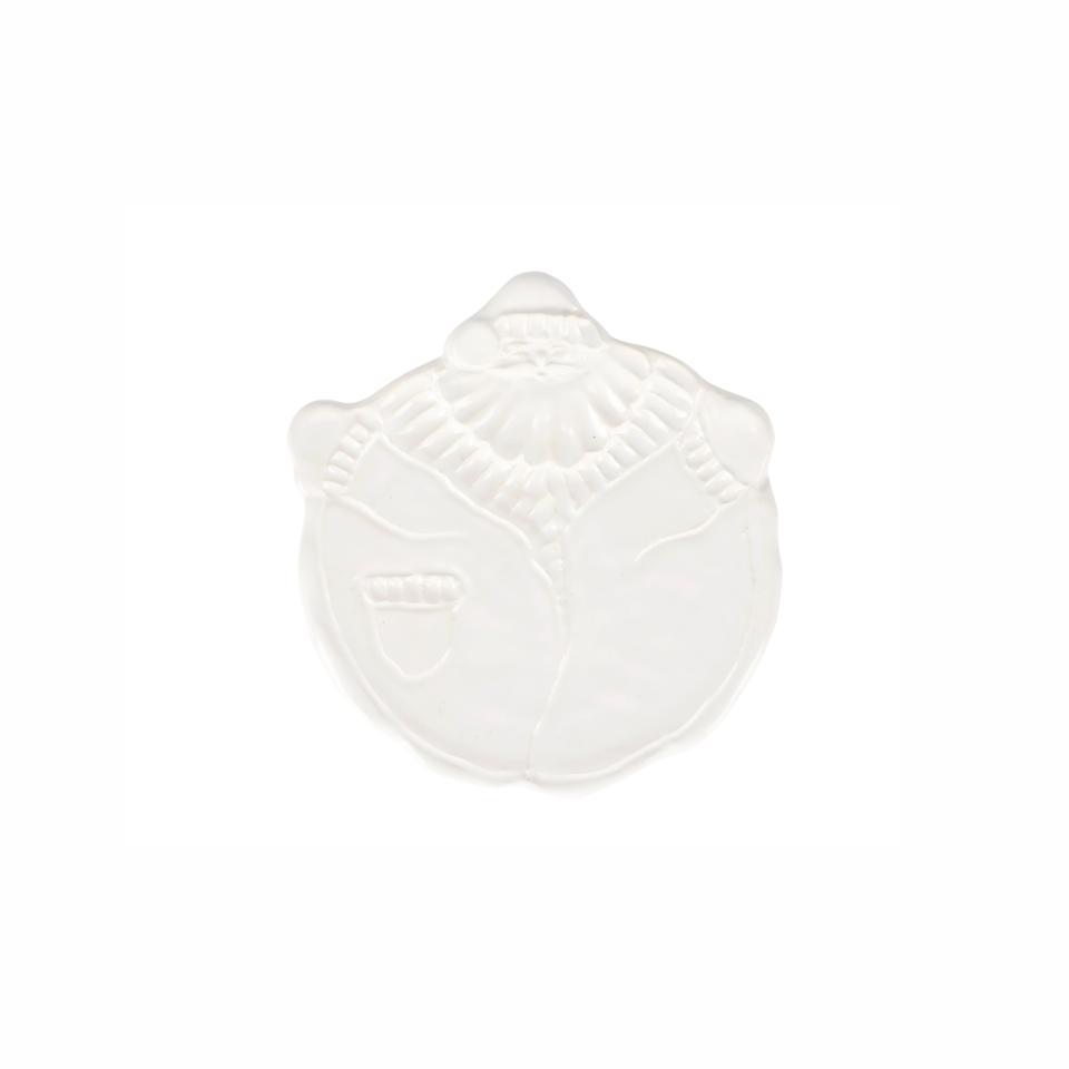 PIETRA NATALE Figural Santa Canape Plate