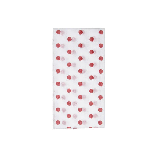 Red Dot Guest Towels - 20