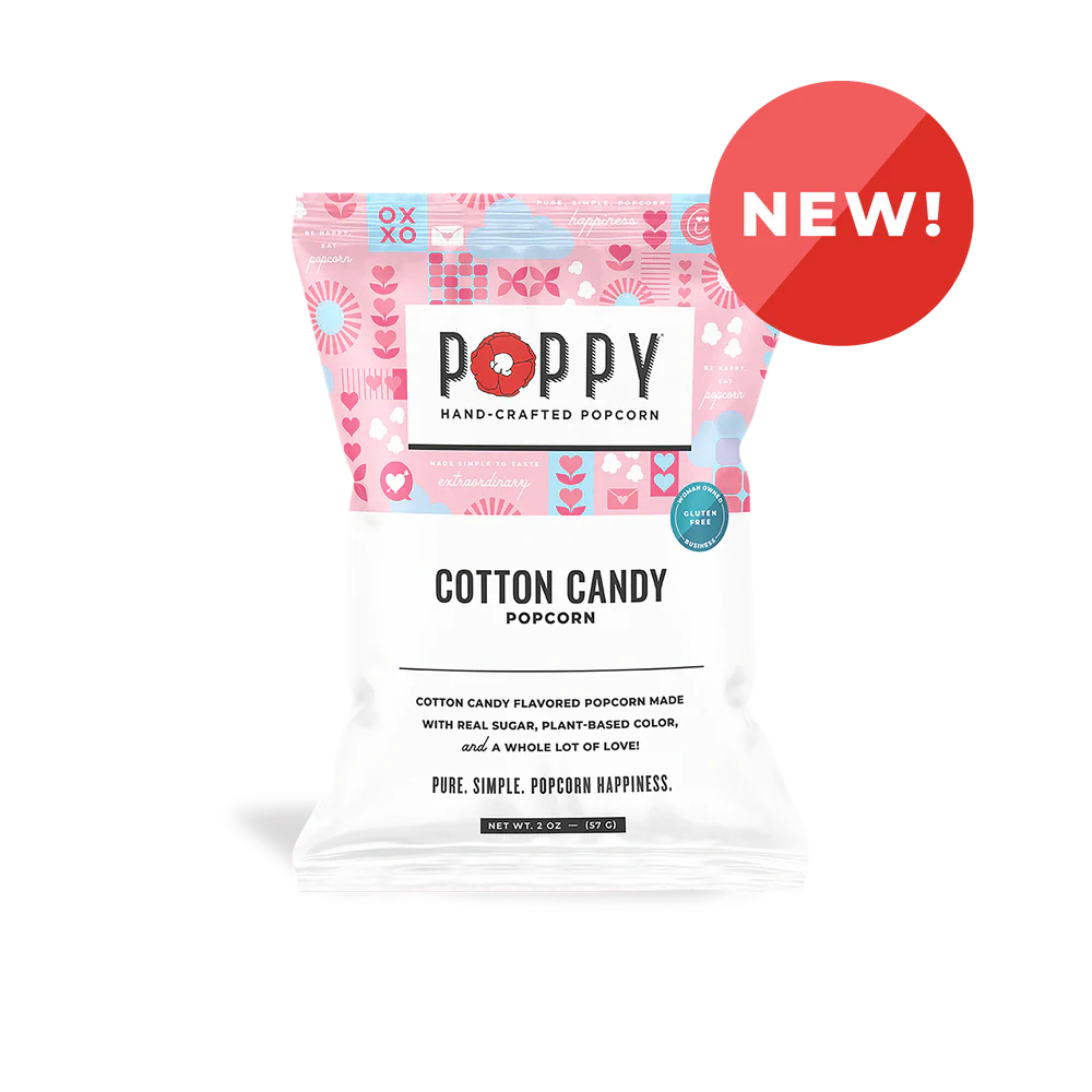 Cotton Candy Popcorn Snack Bag