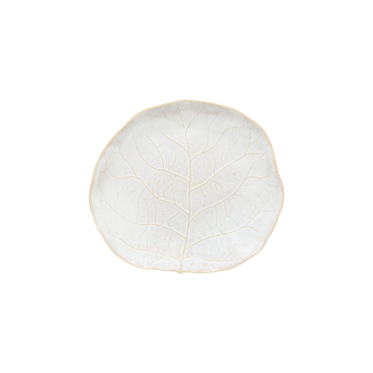 SILVINA  SALAD/DESSERT PLATE-FENNEL WHITE