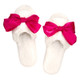 Slippers  - Hot Pink Bow