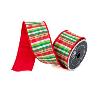 Jolly Plaid 2 1/2" Ribbon