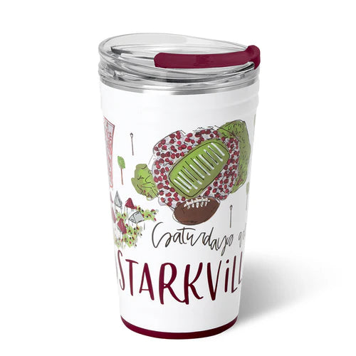 Saturdays in Starkville Party Cup 24 oz