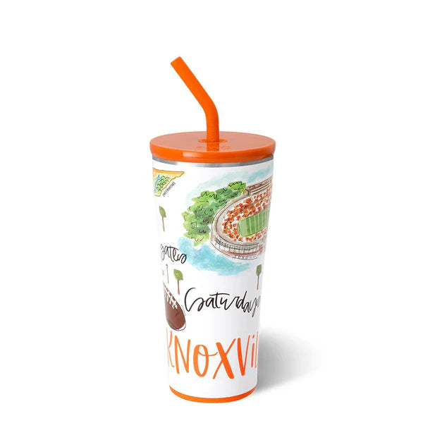 Saturdays in Knoxville Straw Tumbler 32 oz