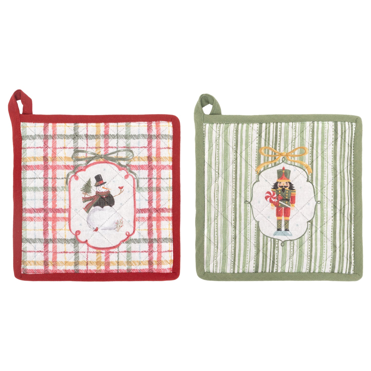 Frosty Fun Nutcracker Potholder