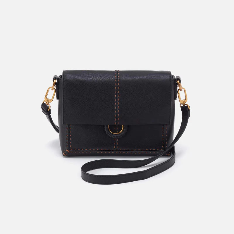 Austin Flap Crossbody - Black