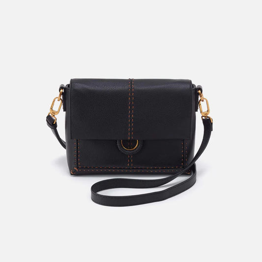 Austin Flap Crossbody - Black