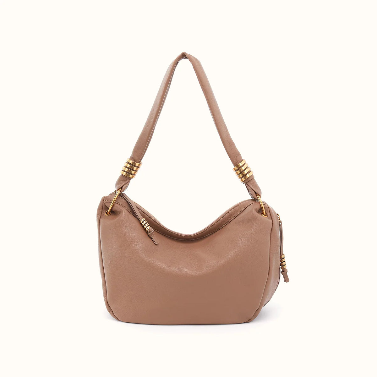 Vagabond Hobo In Pebbled Leather - Cashmere