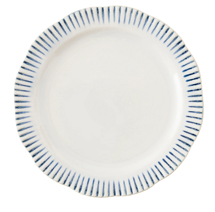 Sitio Stripe Indigo - Dinner Plate