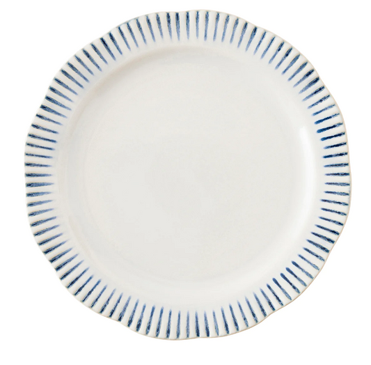 Sitio Stripe Indigo - Dinner Plate