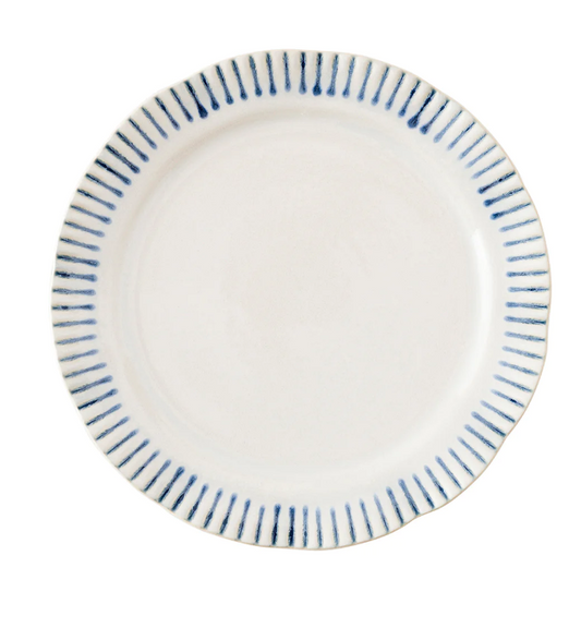 Sitio Stripe Indigo - Salad Plate