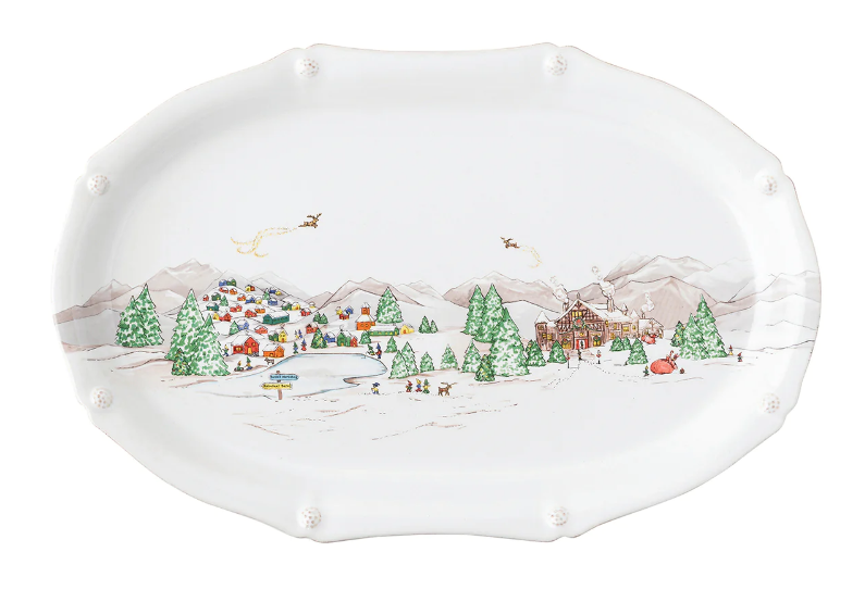 Berry & Thread North Pole - 17" Platter