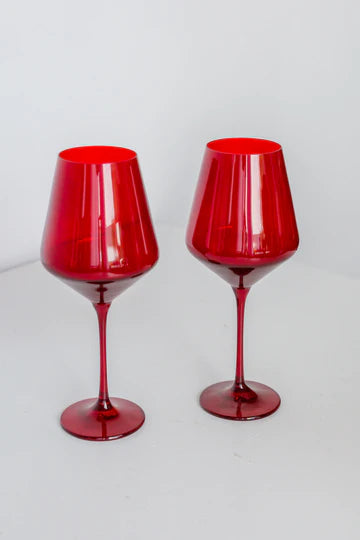 Stemware Wine Set of 2 - Red