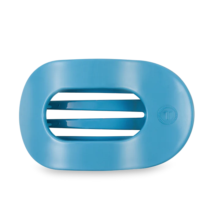 Flat Round Hair Clip - Summer Sky