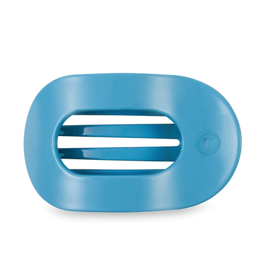 Flat Round Hair Clip - Summer Sky