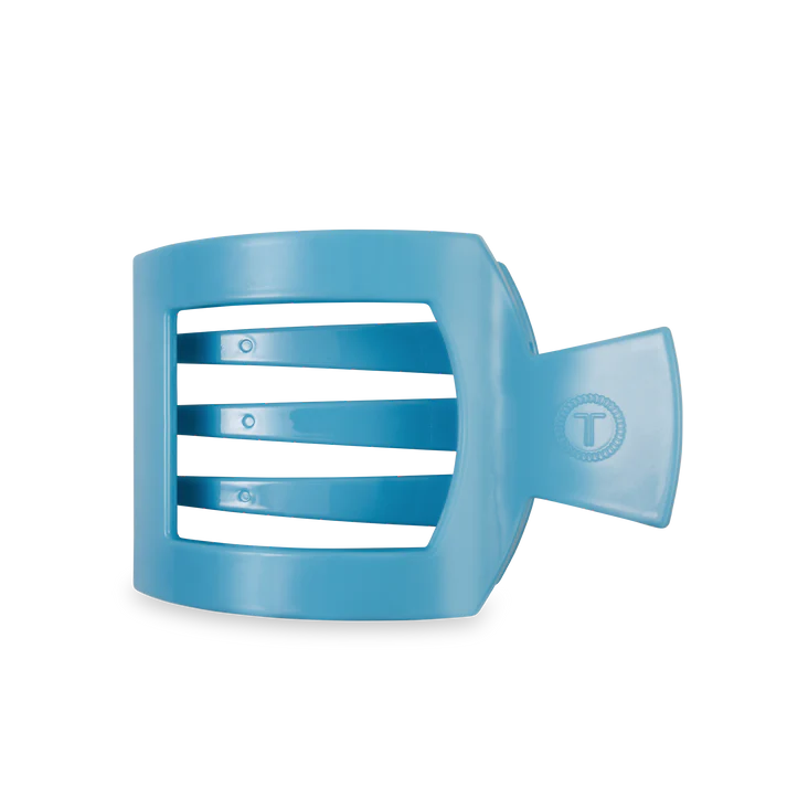 Square Flat Hair Clip - Summer Sky