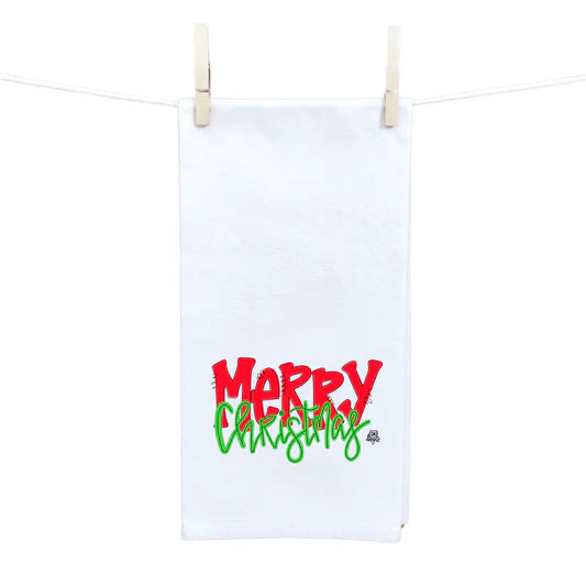 Merry Christmas towel