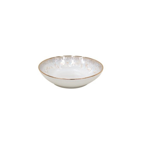 Taormina Pasta Bowl-White/Gold