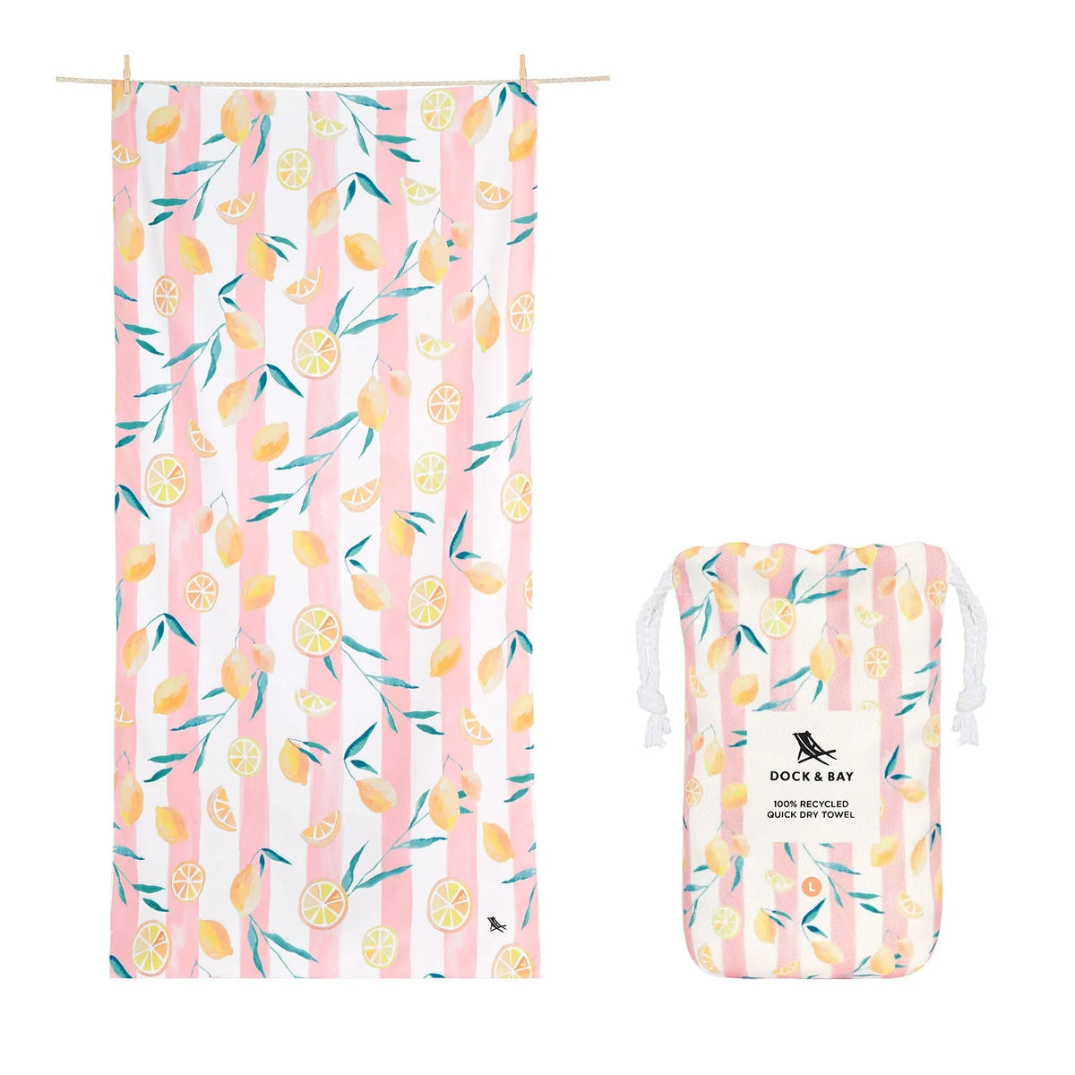 Life Gives You Lemons Large Towel