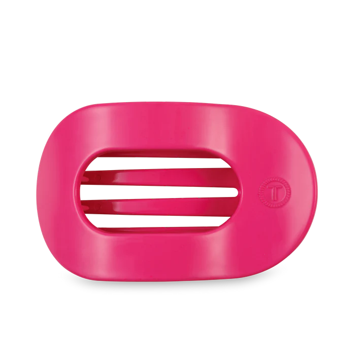 Flat Round Hair Clip - Tropical Punch