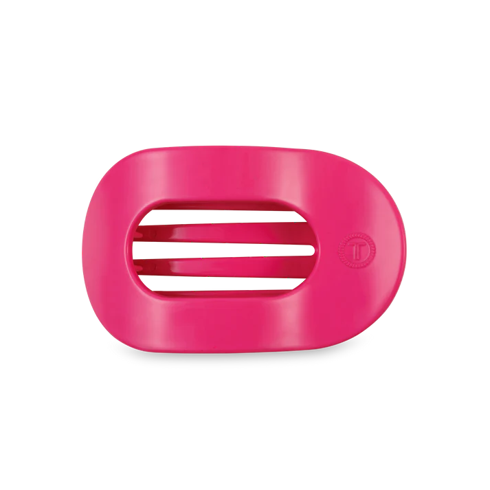 Flat Round Hair Clip - Tropical Punch