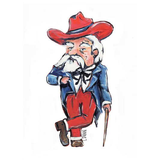 Rebel Gameday Acrylic Block