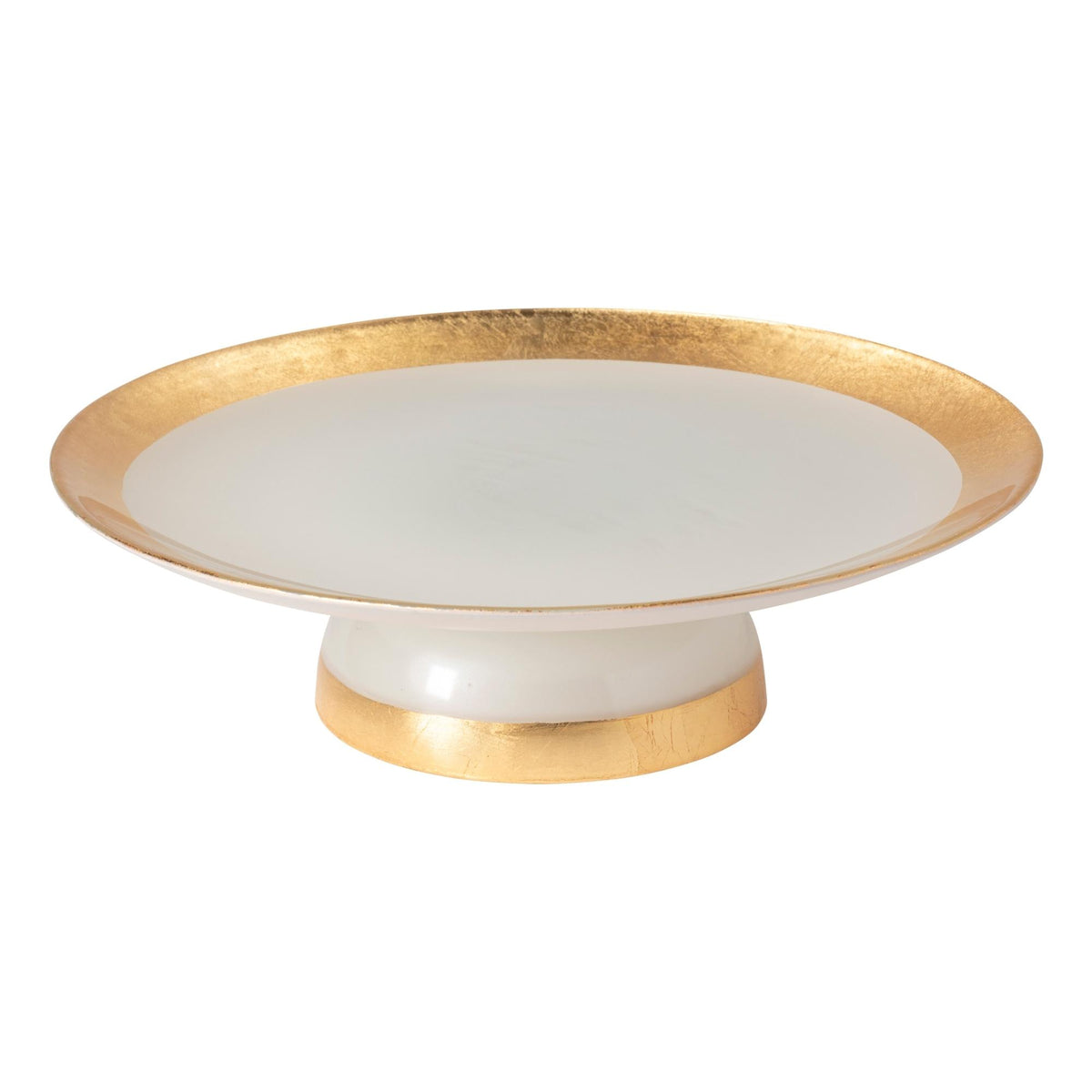 Camilla Gold Band Footed Plate
