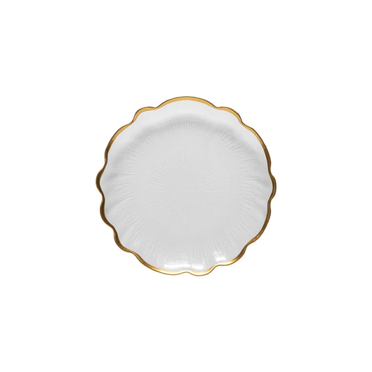 Francesca Glass Rimmed Salad Plate