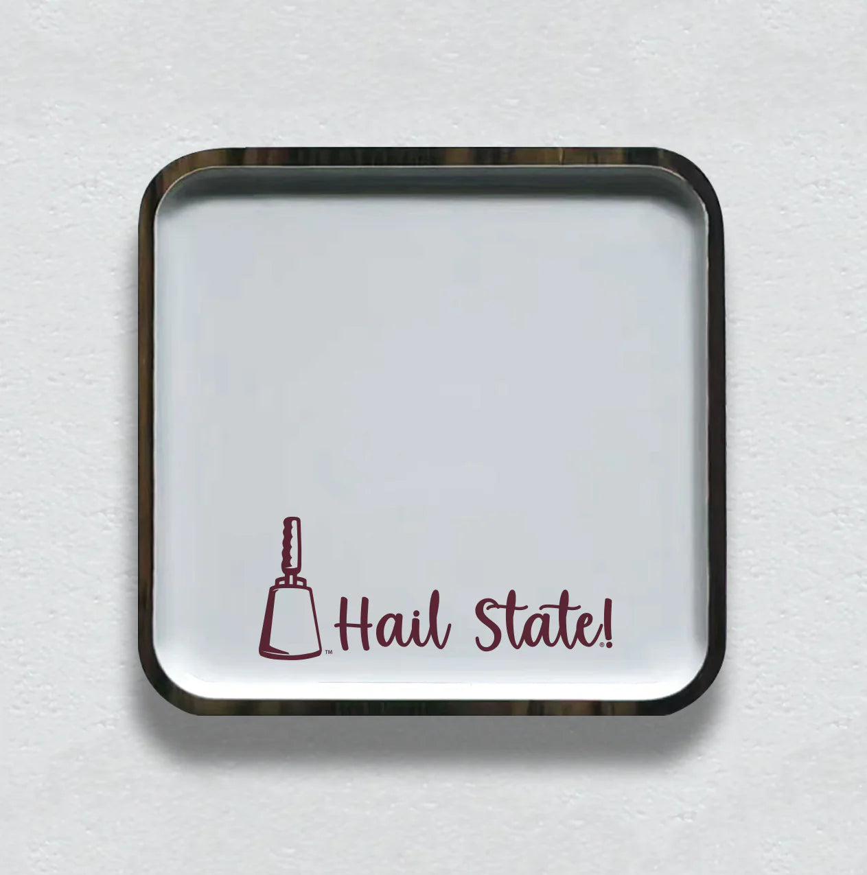 Mississippi State Spirit Mango Wood Small Tray