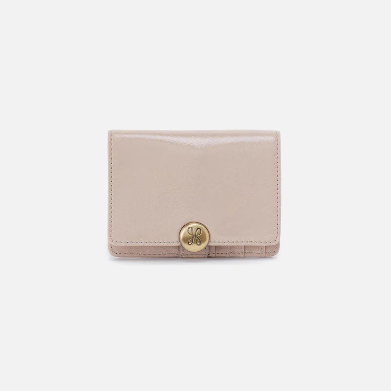 Hutton Small Wallet - Stone Gloss
