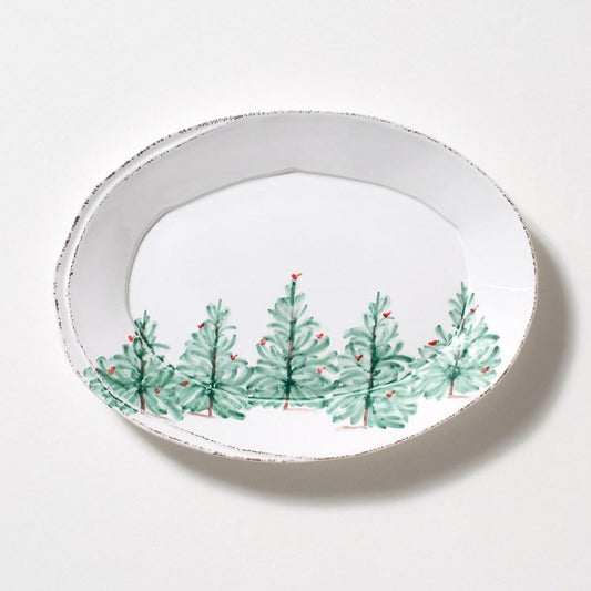 Lastra Holiday Small Oval Platter 2625