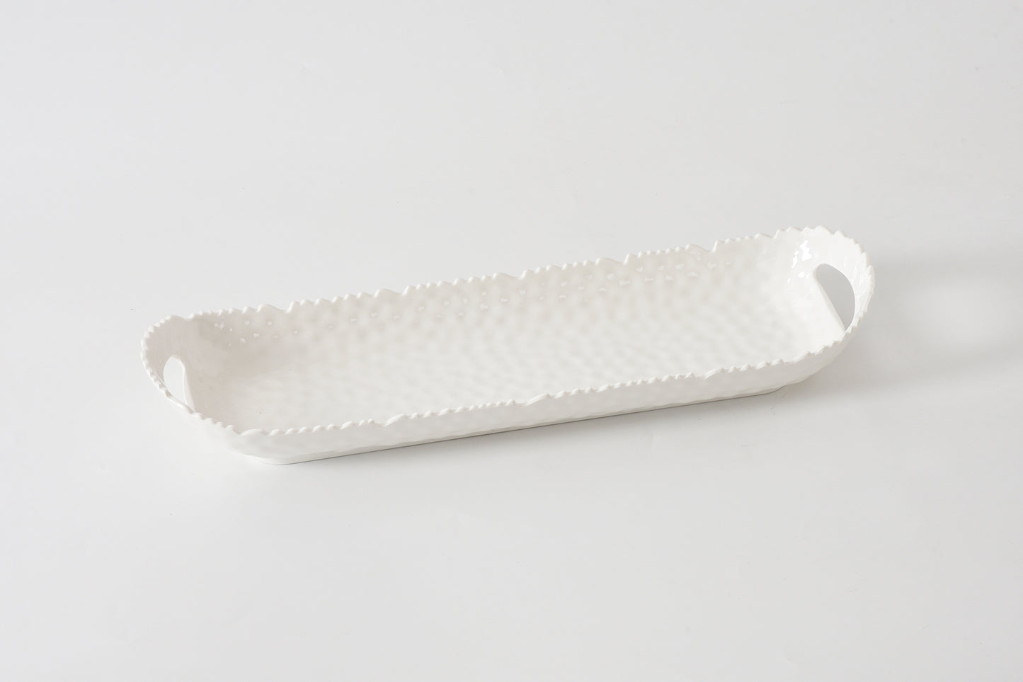 Waves Long Tray With Handles