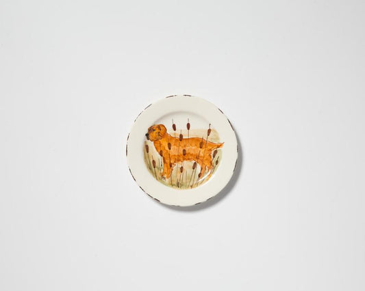Wildlife Hunting Dog Salad Plate