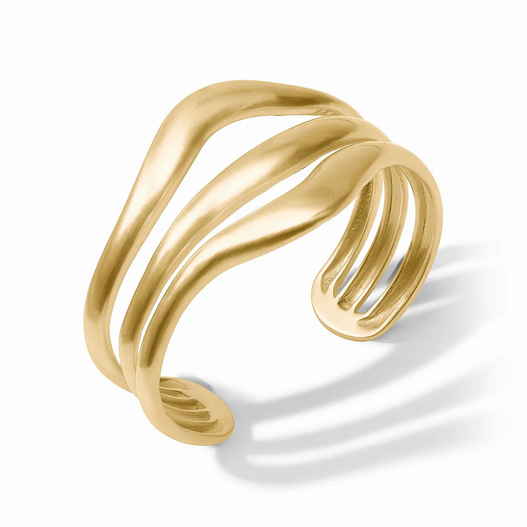 Wave Cuff - Gold